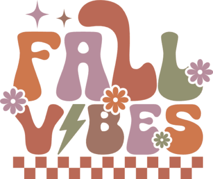Fall vibes free svg file for members, checkered pattern, svg design for sweatshirt