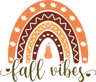 Fall vibes, rainbow free svg file for members, thanksgiving day svg design for tshirt