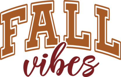 Fall vibes free svg file for members, autumn cup or mug design