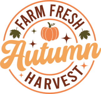 Farm fresh, autumn harvest, svg for sticker or decal free svg file for members, farmhouse sticker