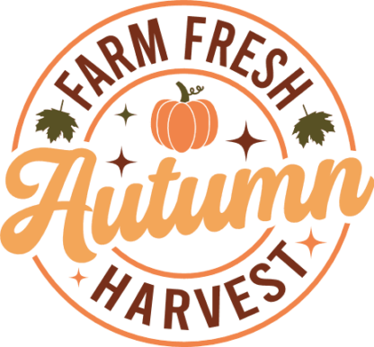 Farm fresh, autumn harvest, svg for sticker or decal free svg file for members, farmhouse sticker
