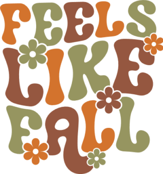 Feels like fall free svg file for members, autumn t-shirt design