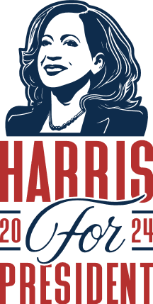 Harris for president 2024 free svg file for members, Kamala Harris svg for t-shirt