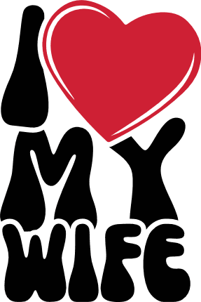 I love my wife free svg file for members, anniversary gift, t-shirt design