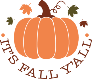 It's fall y'all, pumpkin free svg file for members, farmhouse decor, wall decor