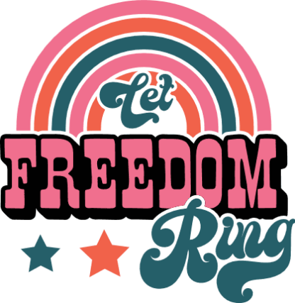 Let freedom ring free svg file for members, 4th july svg design for t-shirt