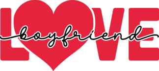 I love boyfriend free svg file for members, boyfriend day svg design for t-shirt