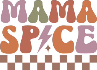 Mama spice free svg file for members, fall sweatshirt design for mom