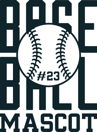 Baseball Mascot free svg file for members, customized baseball svg sweatshirt design