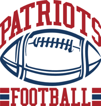 Patriots football free svg file for members, American football mascot svg design for tshirt