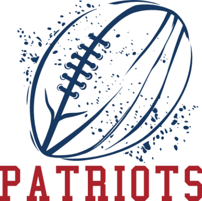 Patriots sign, American football ball free svg file for members, mascot svg design for sweatshirt
