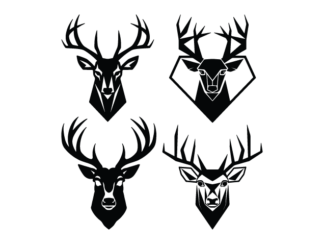 Polygon deer head, svg bundle free svg file for members, hunting, geometric wall art