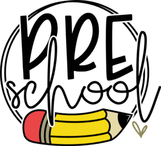 Pre school free svg file for members, kids tshirt design
