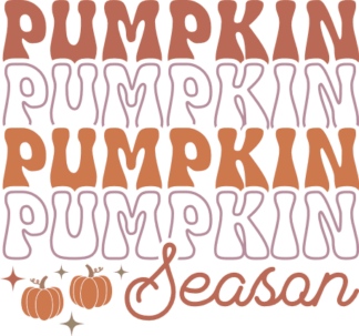 Pumpkin season, echo stacked text free svg file for members, fall svg design for tote bag
