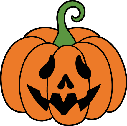 Scary pumpkin free svg file for members, clipart image, Halloween decoration