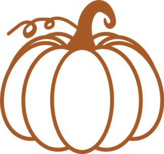 Pumpkin free svg file for members, clipart image, autumn decorative element