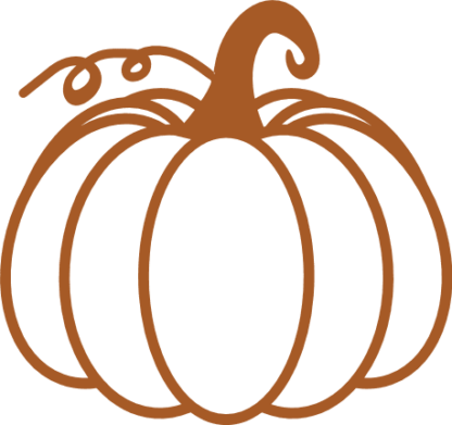 Pumpkin free svg file for members, clipart image, autumn decorative element