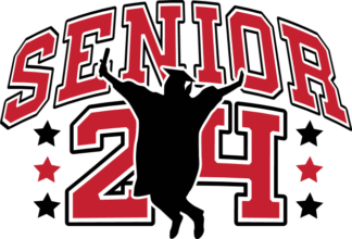 Senior 24 free svg file for members, graduation svg design for t-shirt