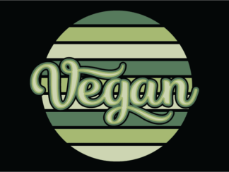 Vegan sign free svg file for members, vegetarian sweatshirt design