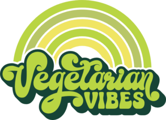 Vegetarian vibes, rainbow free svg file for members, vegan day tshirt design