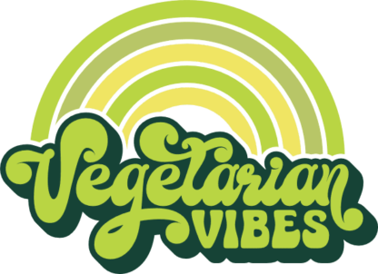 Vegetarian vibes, rainbow free svg file for members, vegan day tshirt design