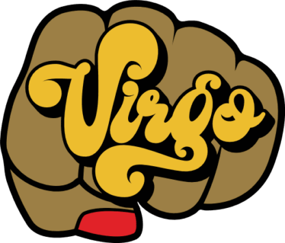 Virgo sign, punch free svg file for members, zodiac svg for sticker, decal