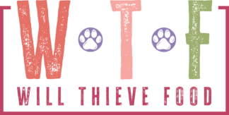 WTF, Will thieve food free svg file for members, funny dog bandana  design