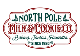 North pole milk and cookie co baking Santa’s favorites free svg file for members, Christmas kitchen wall decor
