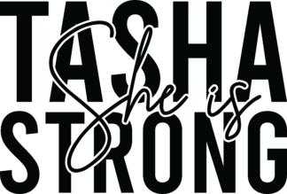 She is tasha strong, svg design for tumbler free svg file for members, breast cancer awareness