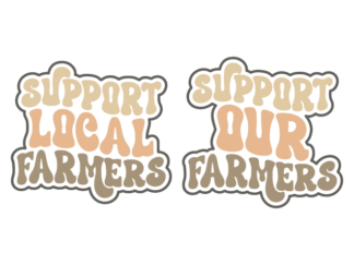 Support local farmers, Support our farmers free svg file for members, sweatshirt design