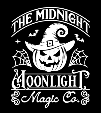 The midnight moonlight magic co. free svg file for members, Halloween wall decor