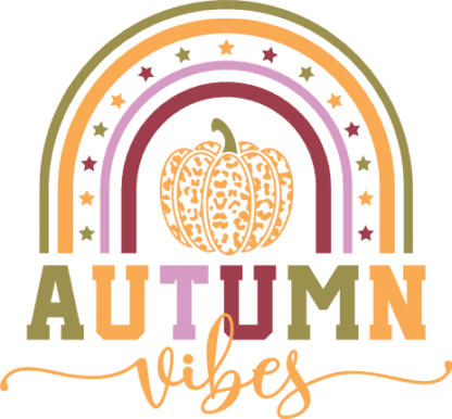 Autumn vibes, rainbow and leopard skin pumpkin free svg file for members, fall sweatshirt design