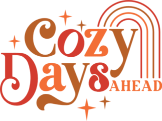 Cozy days ahead free svg file for members, fall sweatshirt design