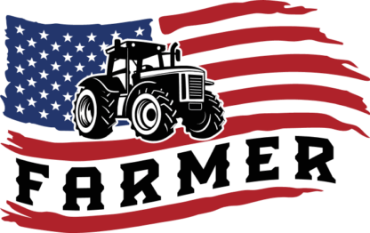 Farmer sign, USA flag and tractor free svg file for members, farmer sweatshirt design