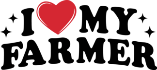 I Love my farmer free svg file for members, farmer's wife tshirt design