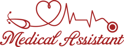 Medical assistant, heart wave and stethoscope free svg file for members, svg design for sweatshirt