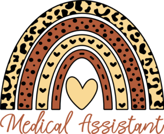 Medical assistant, leopard skin rainbow design free svg file for members, tshirt design