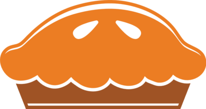 Pumpkin pie clipart image free svg file for members, thanksgiving day decor, sticker