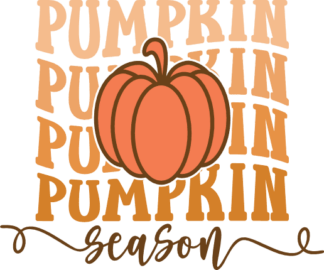 Pumpkin season, echo stacked text free svg file for members, fall tshirt design