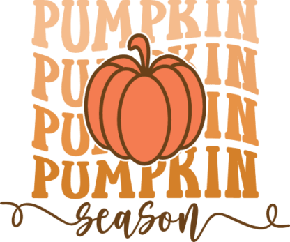 Pumpkin season, echo stacked text free svg file for members, fall tshirt design
