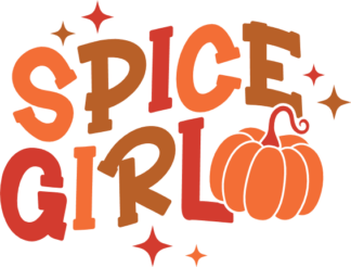 Spice girl free svg file for members, fall tshirt design