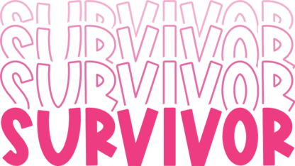 Survivor, echo text free svg file for members, breast cancer awareness tshirt design