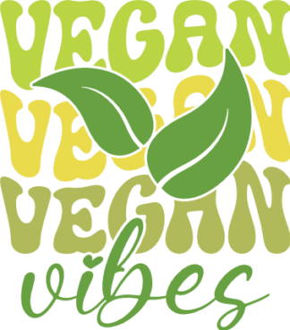 Vegan vibes, echo text free svg file for members, vegan lifestyle svg design for tshirt