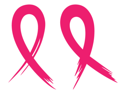 Cancer pink ribbons free svg file, breast cancer awareness, clipart image