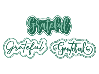 Grateful sign, Free SVG File Bundle for Members - Thanksgiving day stickers, vinyl decal