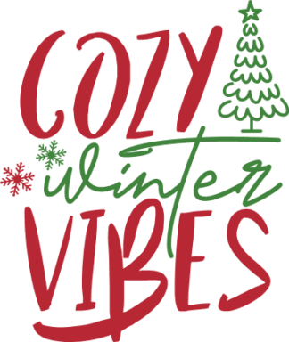 Cozy Winter Vibes Free SVG File for Members - Winter hoodie design