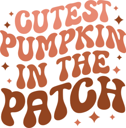 Cutest pumpkin in the patch free svg file for members, fall baby onesie design