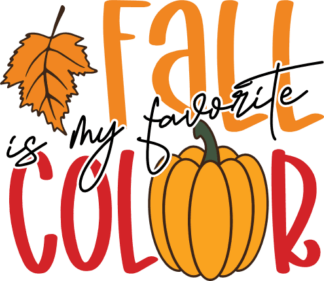 Fall is my favorite color free svg file for members, autumn sweatshirt design