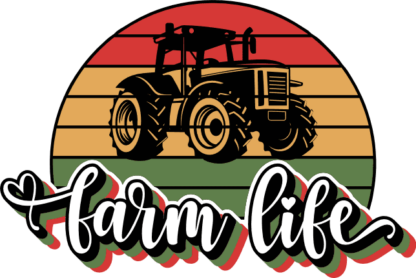 Farm life, tractor free svg file for members, farmer t-shirt design