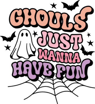 Ghouls Just Wanna Have Fun Free SVG File for Members - Funny Halloween T-shirt Design